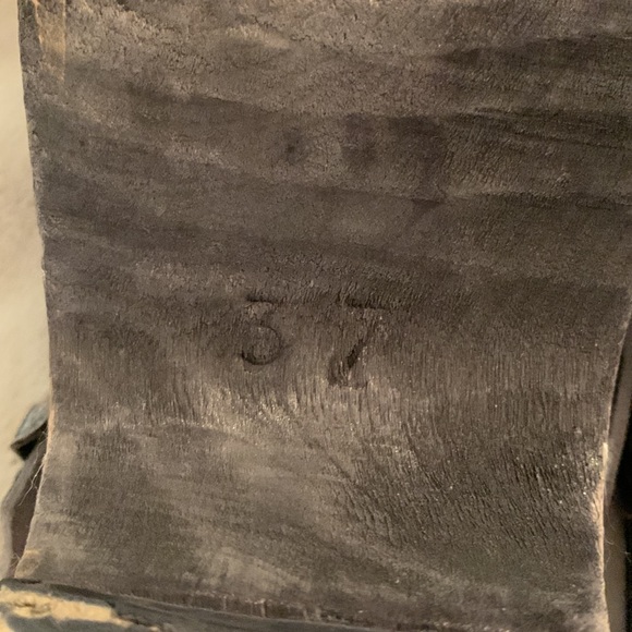 Swedish Clogs: Black Leather: Classic & Timeless 37 EU - 6.5 US Women, & Socks - Picture 9 of 11